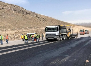 Հյուսիս-հարավ ճանապարհին կատարվել են փորձնական ասֆալտապատման աշխատանքներ