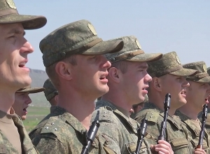 В Нагорном Карабахе состоялась репетиция парада, посвящённого 76-й годовщине Победы