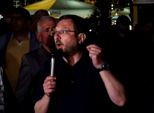 Шествие в направлении прокуратуры в поддержку арестованных сюникцев