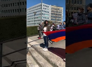 Բելգիայի հայերը ցույց են կազմակերպել