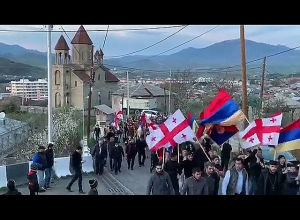 Ջահերով երթ Ախալցխայում