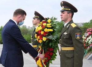 Minister Landsbergis visits the Armenian Genocide Memorial Complex