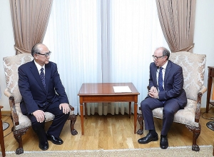 Ара Айвазян и новоназначенный посол Японии обратились к ряду вопросов региональной стабильности и безопасности