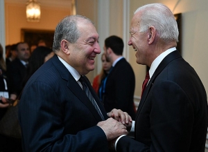 RA President Armen Sarkissian sends a letter of gratitude to US President Joe Biden
