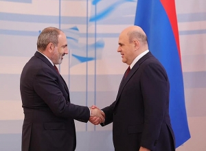 Никол Пашинян встретился с Михаилом Мишустиным