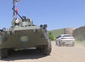 Группа арцахских паломников в сопровождении российских миротворцев посетили монастырский комплекс Амарас