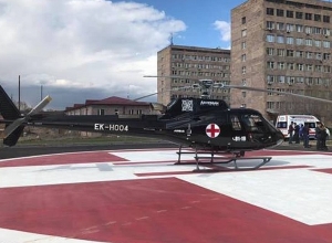 Մեկ տարեկան երեխային Սյունիքից ուղղաթիռով  Երեւան են արագ  հասցրել