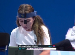 Հրաձիգ Էլմիրա Կարապետյանը ատրճանակ ձևում 5-րդն է Եվրոպայում