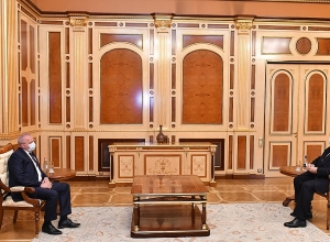 Նախագահ Արմեն Սարգսյանն ընդունել է Հայաստանում Ռուսաստանի դեսպան Սերգեյ Կոպիրկինին