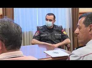 Վահե Ղազարյանն ընդունել է Եվրոպայի չեմպիոն Մալխաս Ամոյանին