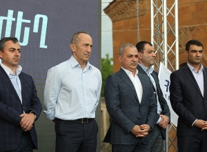 «Հայաստան» դաշինքի քարոզարշավը Եղվարդում․ ՈՒՂԻՂ