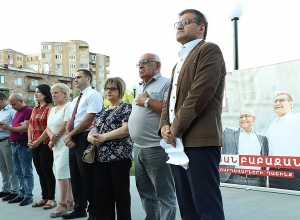 Агитационная кампания Альянса демократов Ширинян-Бабаджанян в Спитаке
