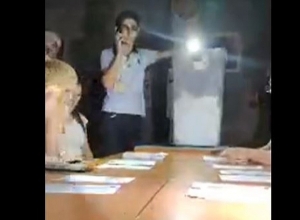 На избирательном участке 15/6 Армавирской области во время подсчёта отключился свет: ПРЯМОЙ ЭФИР