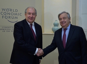 Армен Саркисян направил поздравительное послание Антонио Гутеррешу