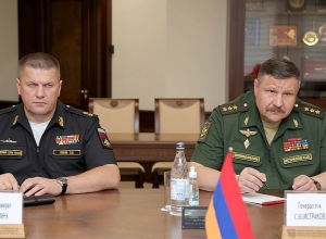 Վաղարշակ Հարությունյանն ընդունել է ՌԴ ԶՈՒ ԳՇ պետի տեղակալ, գեներալ-գնդապետ Սերգեյ Իստրակովին