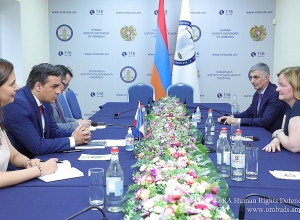 Арман Татоян принял председателя подкомитета по безопасности СЕ