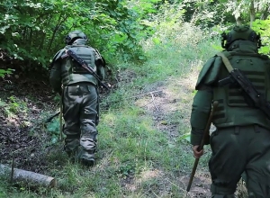 Гуманитарное разминирование у населенного пункта Херхар в Нагорном Карабахе