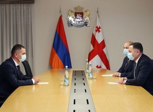 Վրաստանի Ներքին գործերի նախարարը հյուրընկալել է ՀՀ  ԱԱԾ  զորքերի հրամանատարին