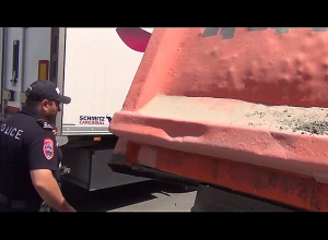 Տուգանվել են ավազ, շինանյութ եւ գաջ տեղափոխող բեռնատարները