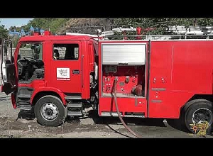 Հրդեհ Մյասնիկյան պողոտայում