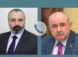 Глава МИД Арцаха провёл онлайн-встречу с министром иностранных дел Южной Осетии