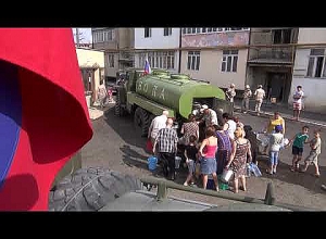 Российские миротворцы обеспечили питьевой водой более 200 семей в Нагорном Карабахе