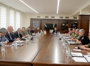 Министру обороны доложили результаты первого дня трёхмесячных сборов