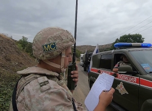 Ռուս խաղաղապահները ապահովել են ադրբեջանական շարասյան անվտանգությունը՝ Շուշի - Կարմիր շուկա երթուղով