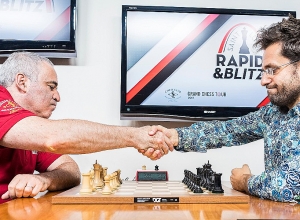 Ուղիղ. Լևոն Արոնյան – Գարի Կասպարով. հանդիպում շախմատի աշխարհի 13-րդ չեմպիոնի հետ