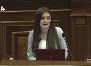 Выступление кандидата в члены Комиссии по предотвращению коррупции Мариам Галстян