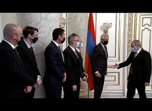 Նիկոլ Փաշինյանն ընդունել է Սլովակիայի ԱԳ նախարար Իվան Կորչոկի գլխավորած պատվիրակությանը