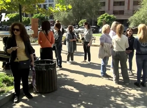 ՈՒՂԻՂ. Բողոքի ակցիա Առողջապահության նախարարության դիմաց