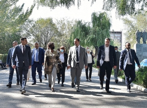 Ֆրանկոֆոնիայի միջազգային կազմակերպության գլխավոր քարտուղար Լուիզ Մուշիկիվաբոն այսօր այցելել է ԵՊՀ