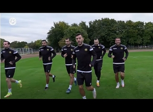 Ազգային հավաքականը երկրորդ մարզումն անցկացրեց Ֆրանկֆուրտում