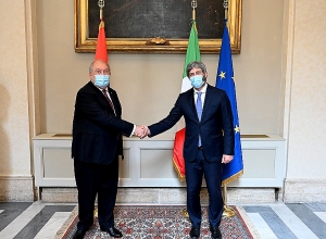Հանդիպմանը  նախագահը հիշել է  Իտալիայի խորհրդարանի ընդունած բանաձևը հայ ռազմագերիների մասով
