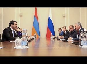 ՀՀ ԱԺ նախագահը հանդիպեց ՌԴ Պետդումայի նախագահին