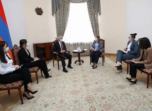 Մհեր Գրիգորյանն ընդունել է ԱՄՆ դեսպան Լին Թրեյսիին