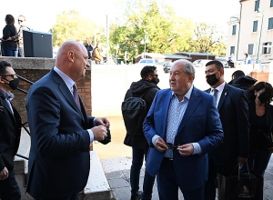 Նախագահ Արմեն Սարգսյանն  այցելել է Վենետոյում  Հայաստանի Հանրապետության պատվավոր  հյուպատոսություն