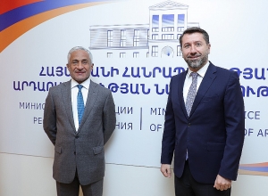 По приглашению министра юстиции в Армению прибыл председатель Контрольной палаты ОАЭ