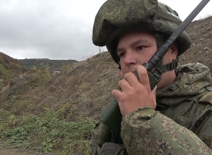 Российские миротворцы обеспечили сопровождение азербайджанских автомобильных колонн по Арцаху