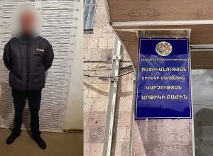 Ոստիկանները վնասազերծել են բուժհաստատությունում ավազակային հարձակում կատարած տղամարդուն