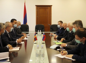 ԿԳՄՍ նախարար Վահրամ Դումանյանն ընդունել է ՌԴ պատվիրակությանը