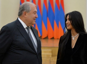 Армен Саркисян поздравил Ким Кардашьян