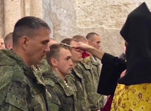 Դադիվանքում ռուս խաղաղապահներ են օրհնվել