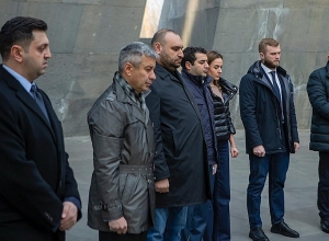 Депутаты Верховной Рады Украины посетили Цицернакаберд