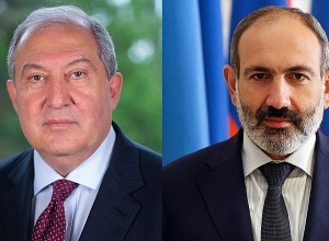 Президент обсудил с Пашиняном сложившуюся вследствие азербайджанской военной агрессии ситуацию на границах