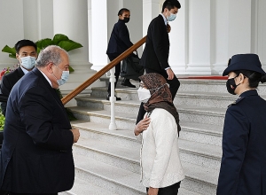 Армен Саркисян встретился с президентом Сингапура Халимой Якоб