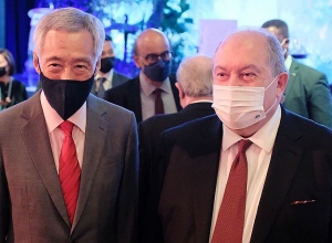 Президент Армен Саркисян встретился с премьер-министром Сингапура Ли Сянь Луном