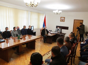 ԱՀ Նախագահը Ասկերան քաղաքում հանդիպել է շրջկենտրոնի երիտասարդական ակտիվի հետ
