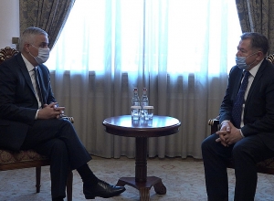 Мгер Григорян принял министра ЕЭК Сергея Глазьева